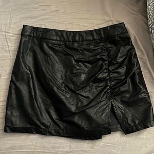 Cotton Candy LA Faux Leather Skort